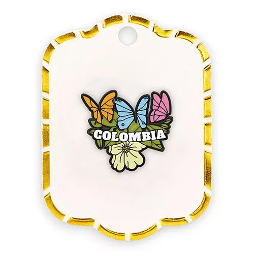 Pin metalico Mariposas Colombia PD-12