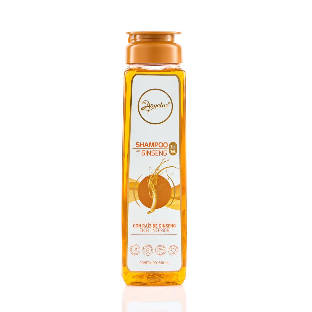 Anyeluz shampoo with ginseng x500ml