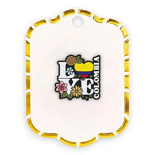 Pin metalico Love Colombia PD-10