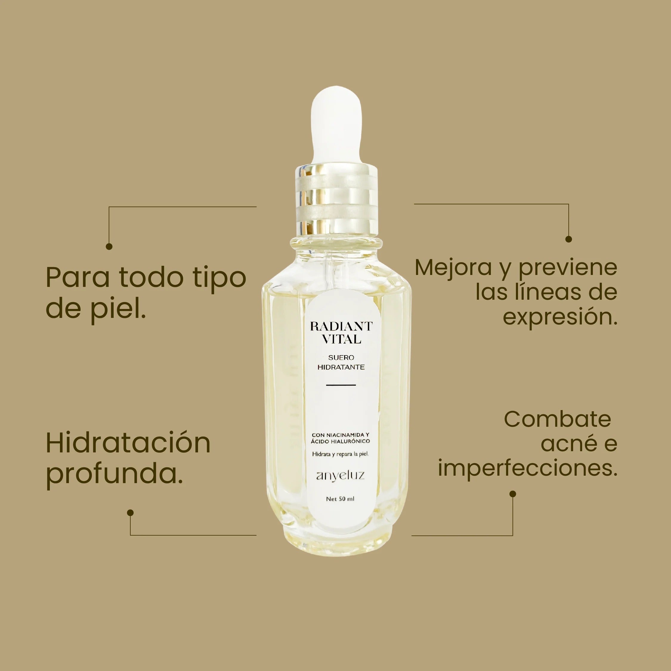 ANYELUZ RADIANT HYDRATING SERUM x50ml