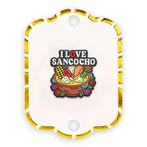 Pin metalico I love Sancocho PC-03