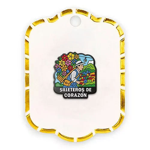 Pin metálico Silleteros de corazon PF-15
