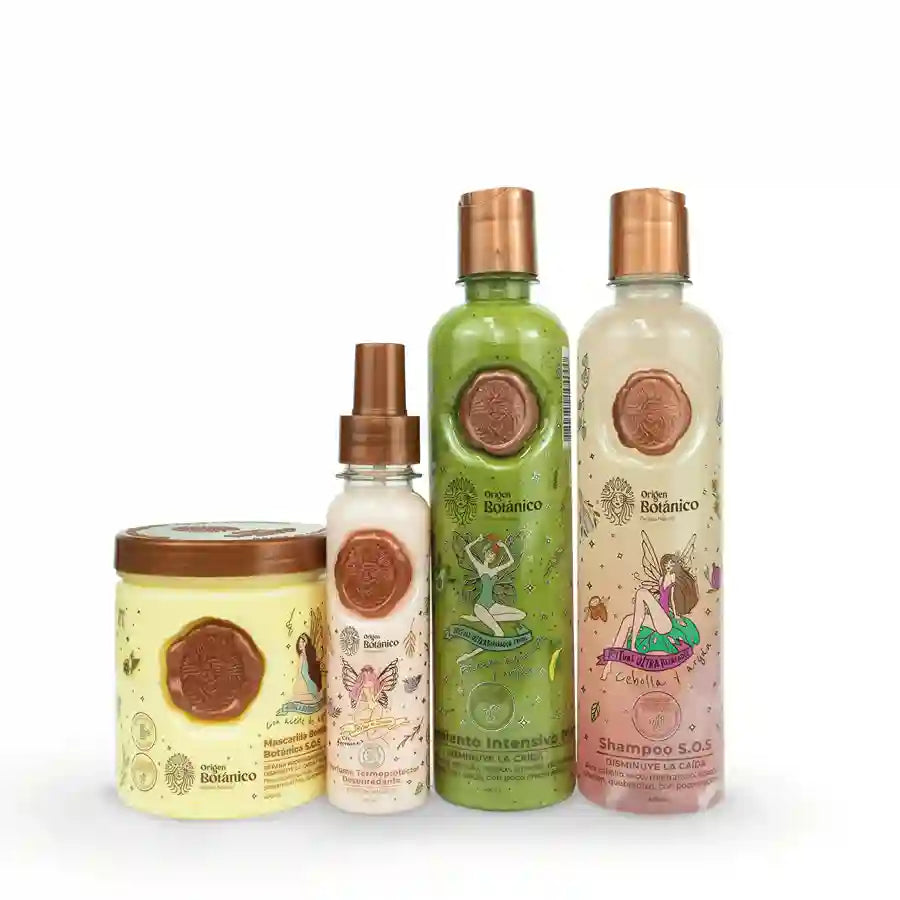 Ritual Botanico Onion Shampoo, Plex Intensive Treatment and Ritual Botanico Hair Bomb Mask (3 Pack)