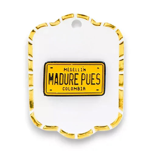 Pin metalico placa madure pues PA-05