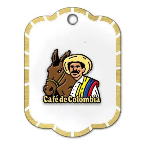 Pin metalico Cafe de Colombia PD-04