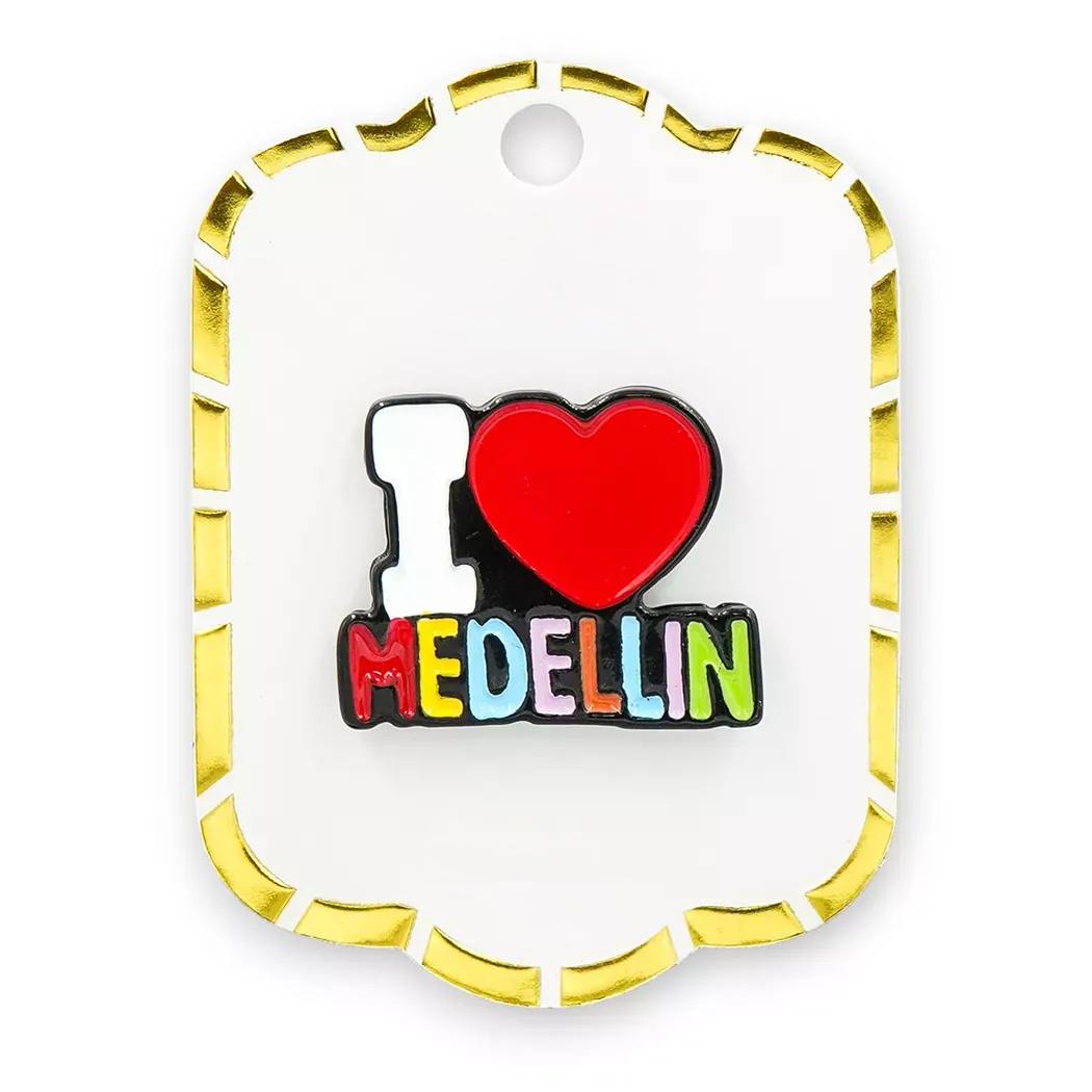 Pin metalico I Love Medellin PF-01