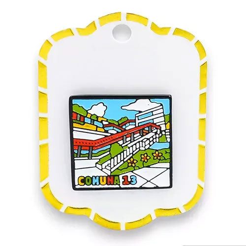 Pin metalico escaleras comuna 13 PF-17