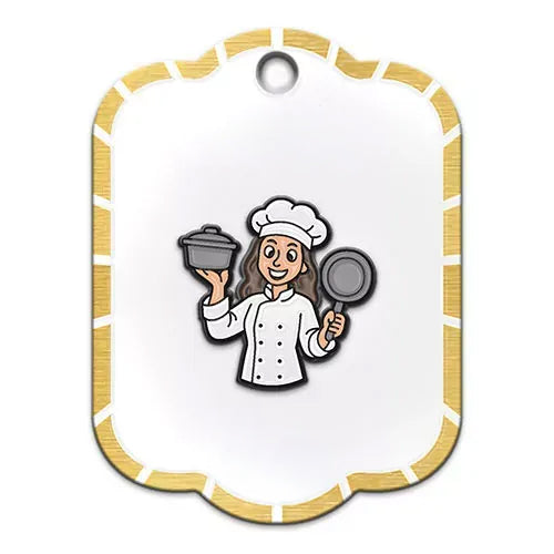 Pin metalico cocinera PH-13