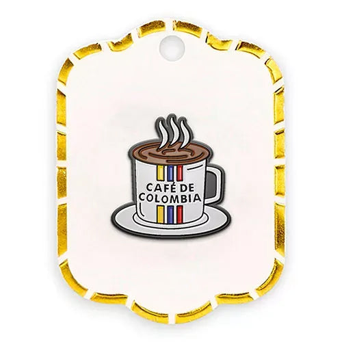 Pin metalico taza de cafe Colombiano PD-16