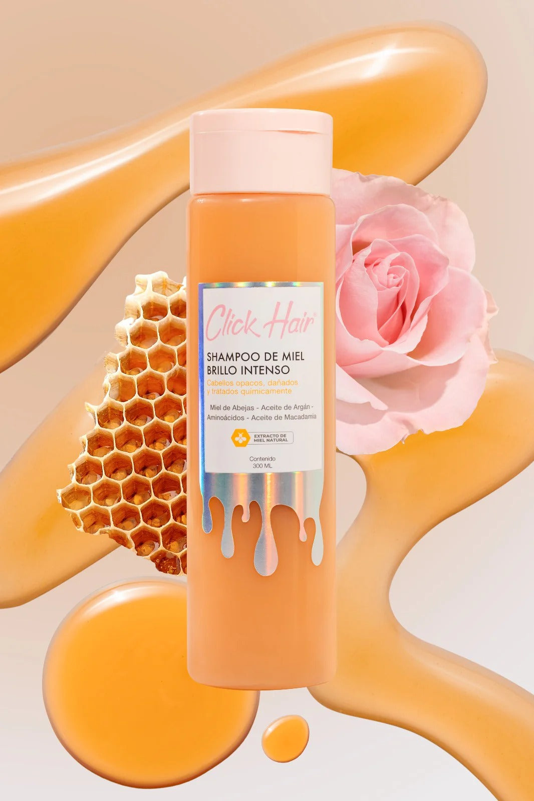 CLICK HAIR SHAMPOO DE MIEL BRILLO INTENTO