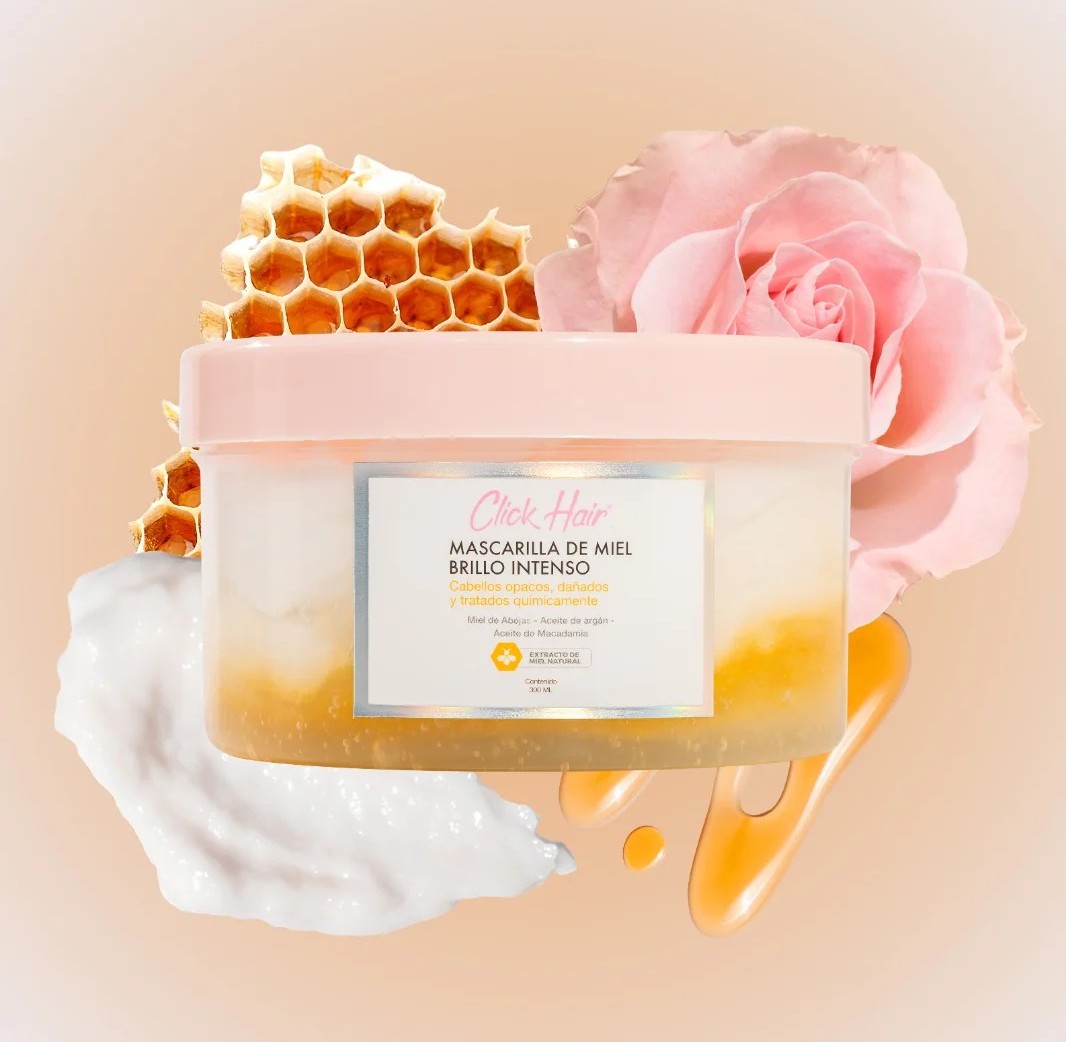 CLICK HAIR MASCARILLA DE MIEL BRILLO INTENSO 300ml