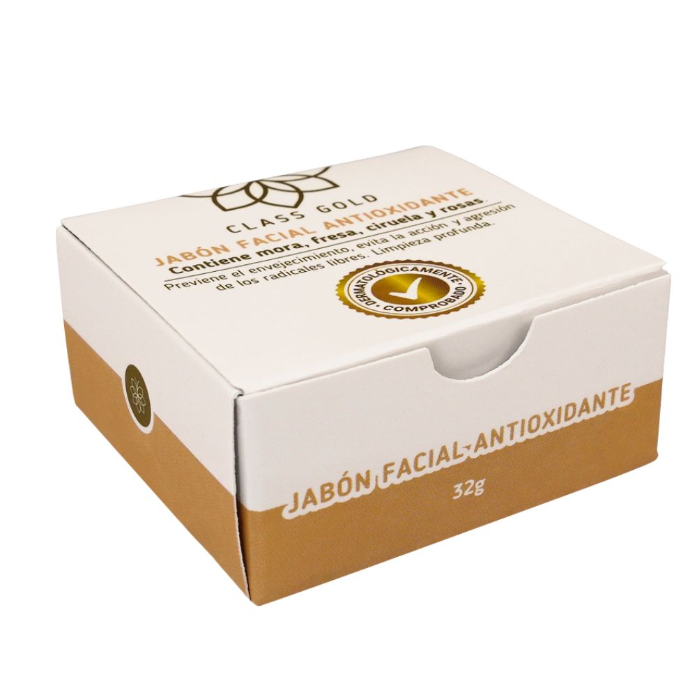 Class Gold Beige Antioxidant Facial Soap Oily Skin 32grs