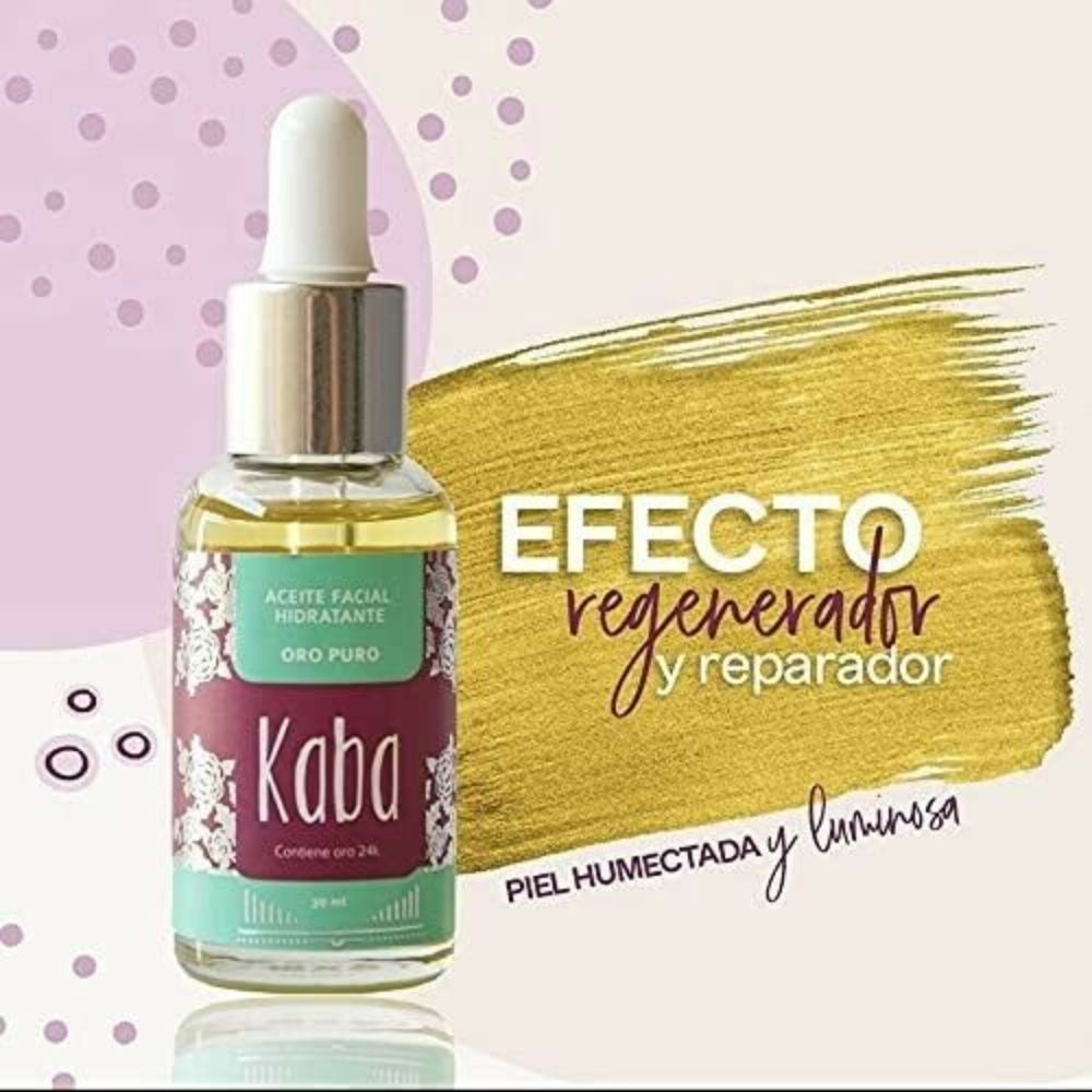Kaba Aceite Facial de Oro 24K 30 ml