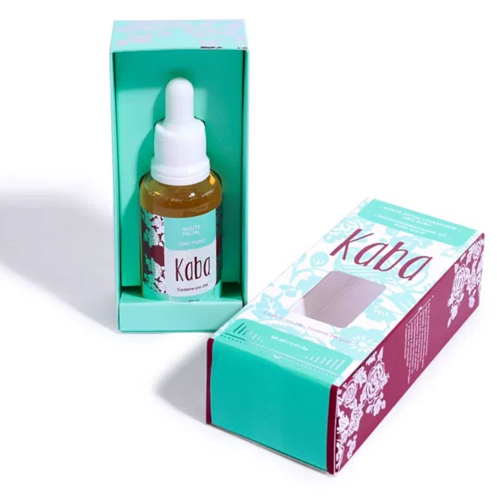 kaba aceite Facial de oro 24k y kaba contorno de ojos (2 pack)