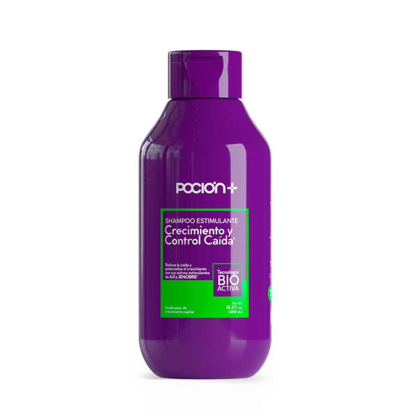 La Pocion Kit Rizos largos e hidratados - Shampoo Crecimiento (Morado), Tratamiento Tongole, Crema para peinar Tongole, Mascarilla Tongole (4 Pack)