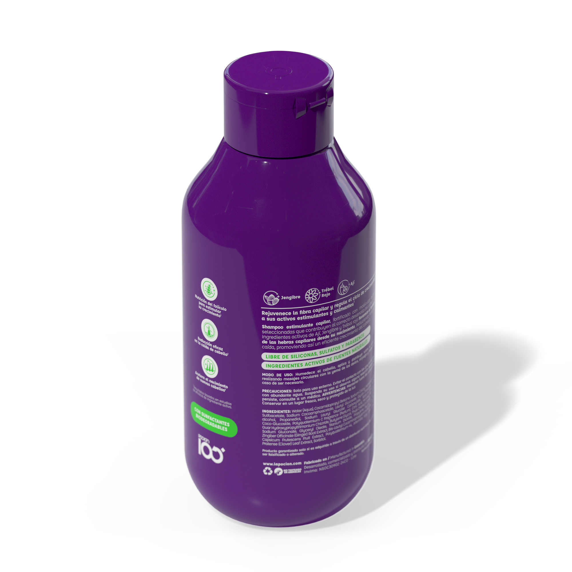 Shampoo la Pocion Crecimiento y Control Caída
