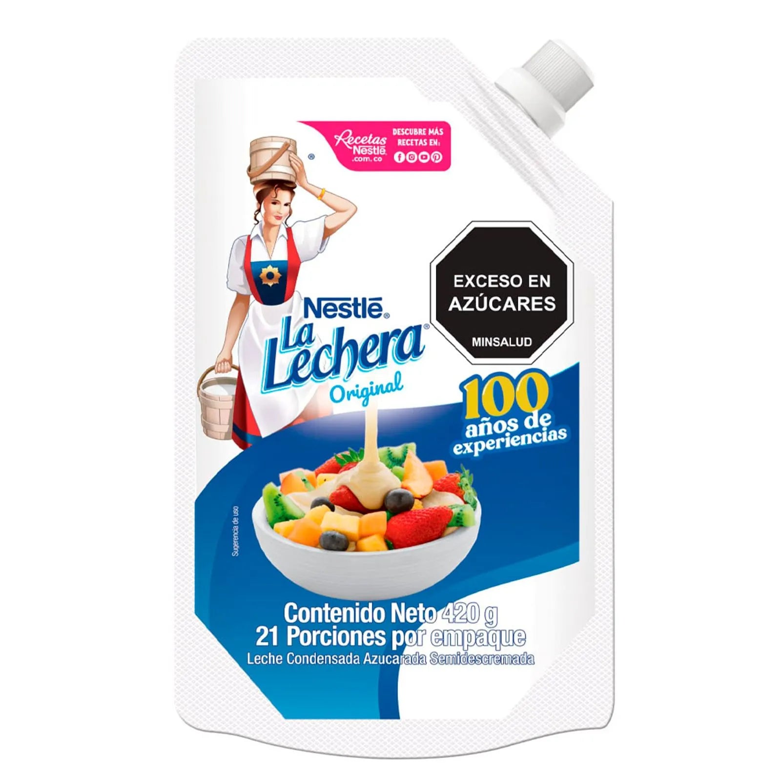 Leche condensada La Lechera bolsa