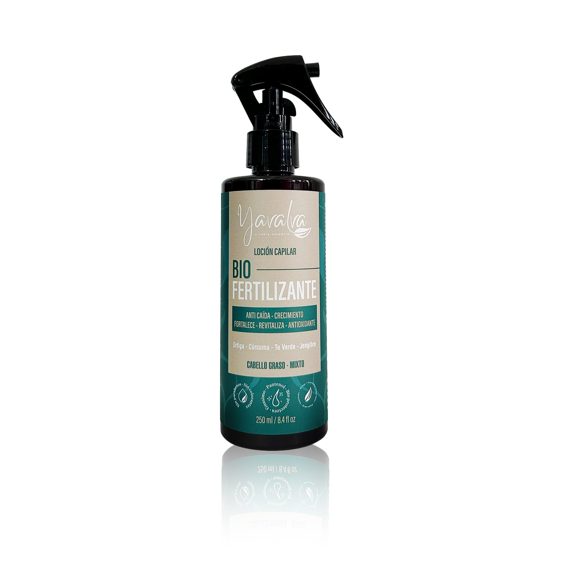 Yavalva Locion Anti Caida Bio Fertilizante para Cabello Graso x 250ml
