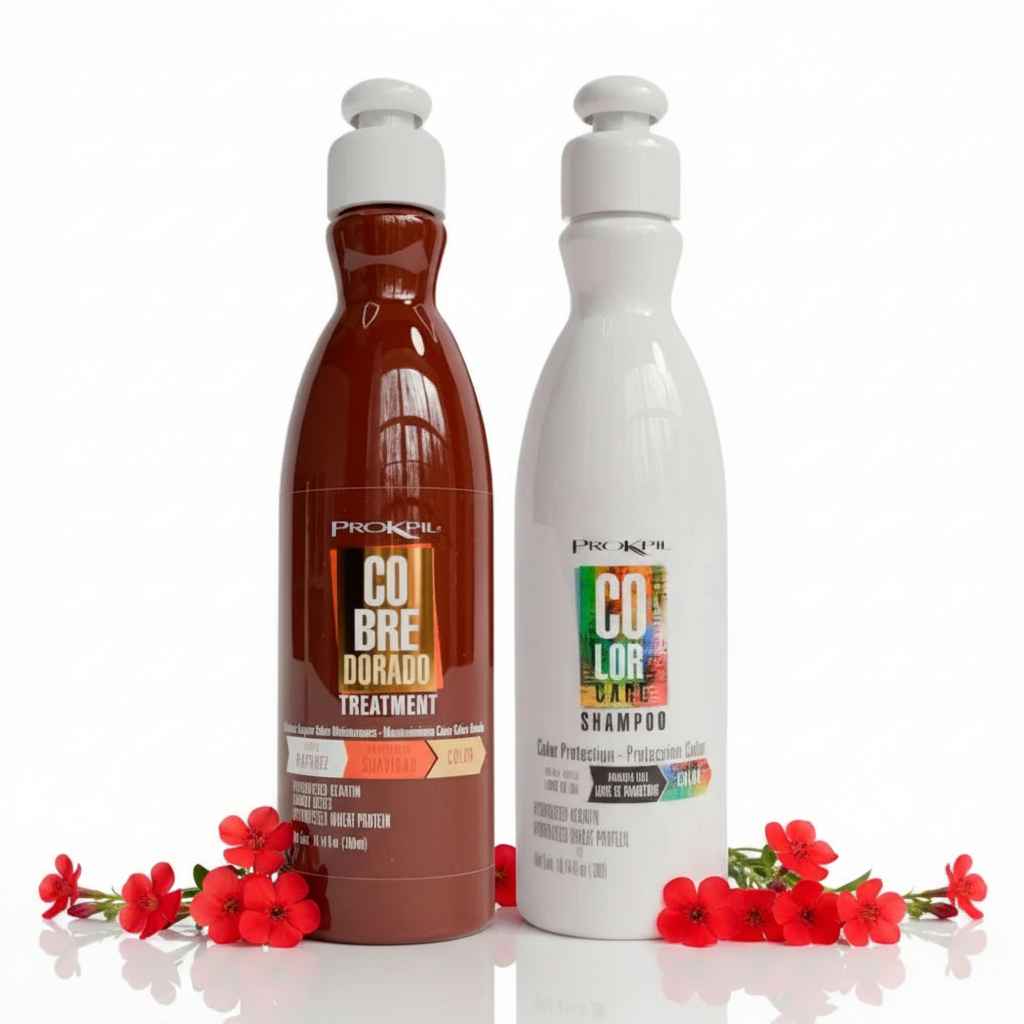 Prokpil tratamiento cobre dorado y Prokpil Shampoo color care 300mL (2 pack) Fulfillment
