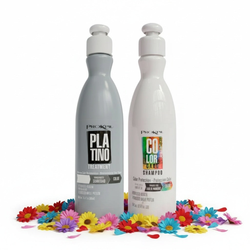 Prokpil Tratamiento Platino y Prokpil Shampoo Color Care 300mL (2 Pack) Fulfillment