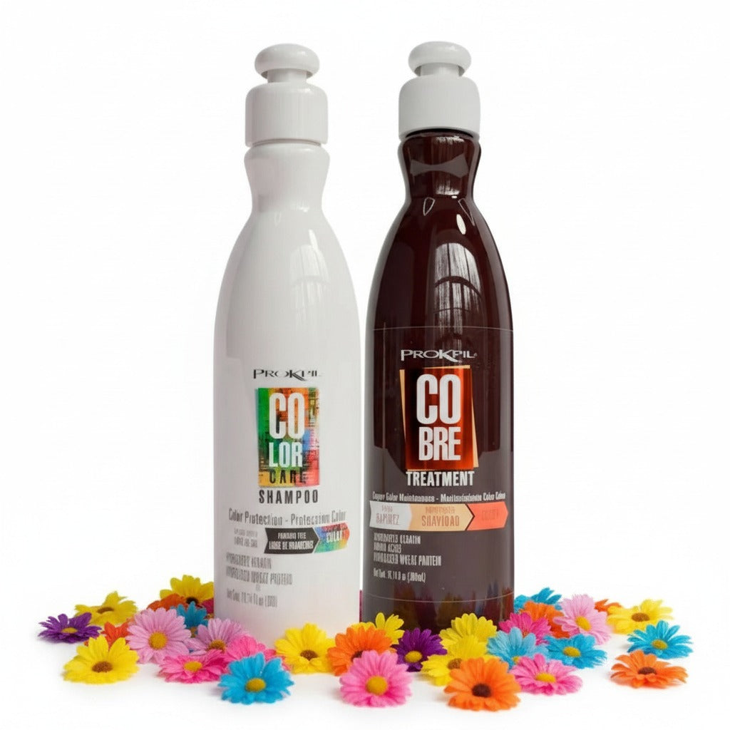 Prokpil Tratamiento Cobre y Prokpil Shampoo Color Care 300mL(2 Pack) Fulfillment