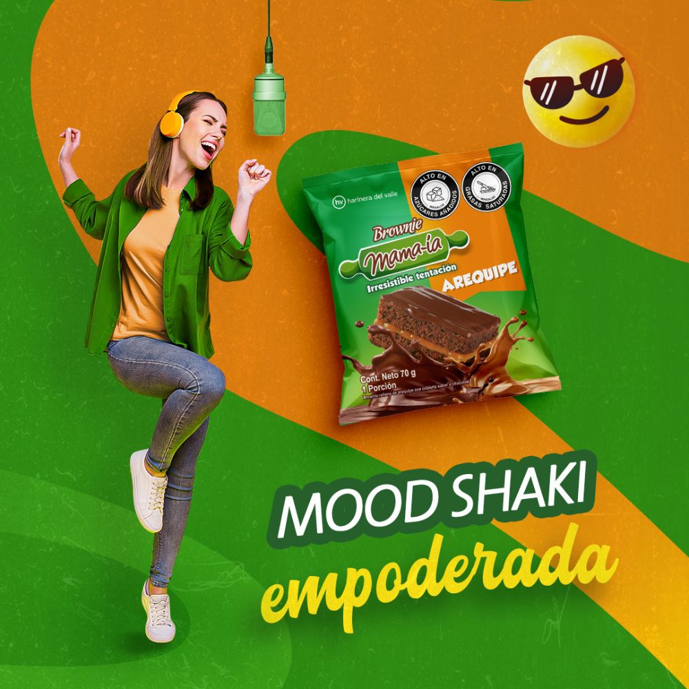 Brownie con Arequipe Mama-ia x 70gr