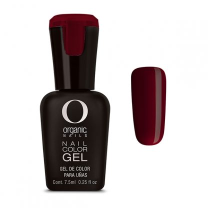 Organic Nails Semi-permanent Gel for Nails Color Merlot 124 x7.5 ml. 