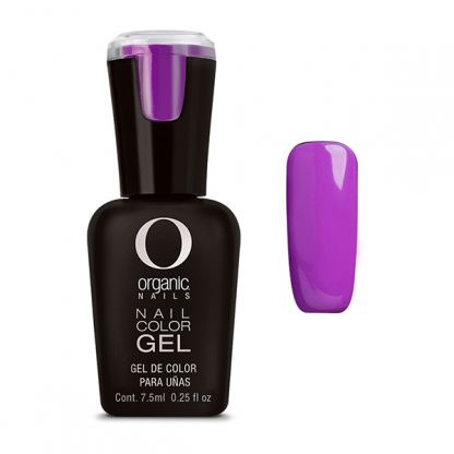 Organic Nails Gel semi-permanente para unas Color Midnight Fiusha 018.  x7.5ml