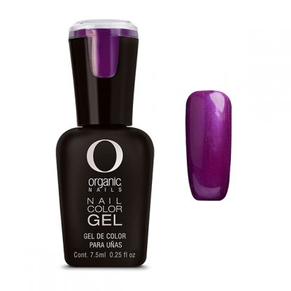 Organic Nails Gel semi-permanente para unas Color Midnight Purple 019.  x7.5ml
