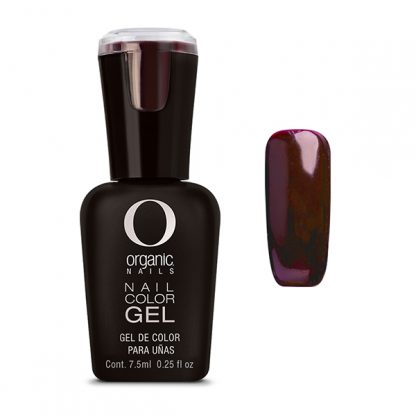 Organic Nails Semi-permanent Gel for Color Midnight Scarlet 021. x7.5ml 