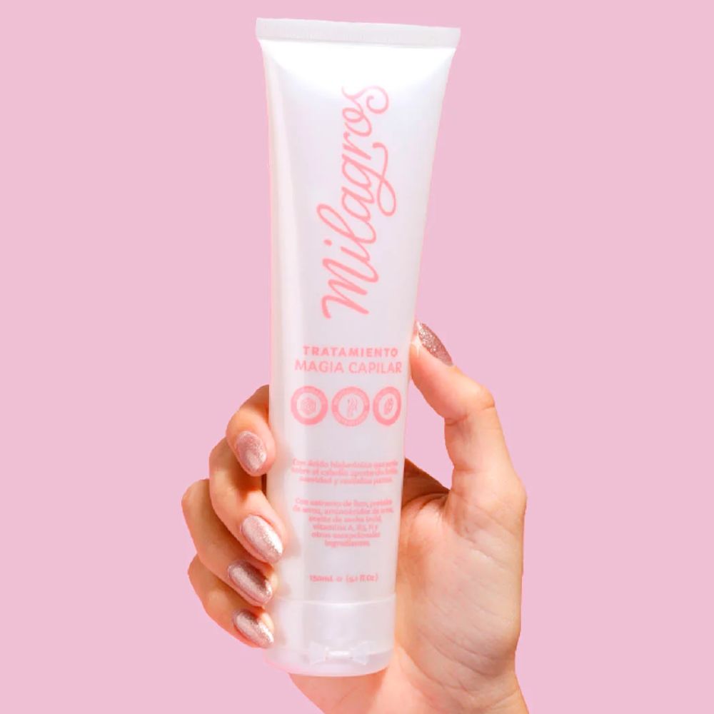 Milagros Kit antifrizz (5 Pack) Shampoo emergencia capilar milagro, biorepolarizador Milagro, tratamiento magia capilar milagro termoprotector anti friz y Cepillo antienredos milagro