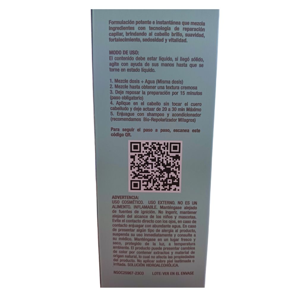 Milagros shampoo emergencia capilar, Milagros milagros biorepolarizador capilar y Milagros tratamiento capilar rescate instantaneo (3 pack)