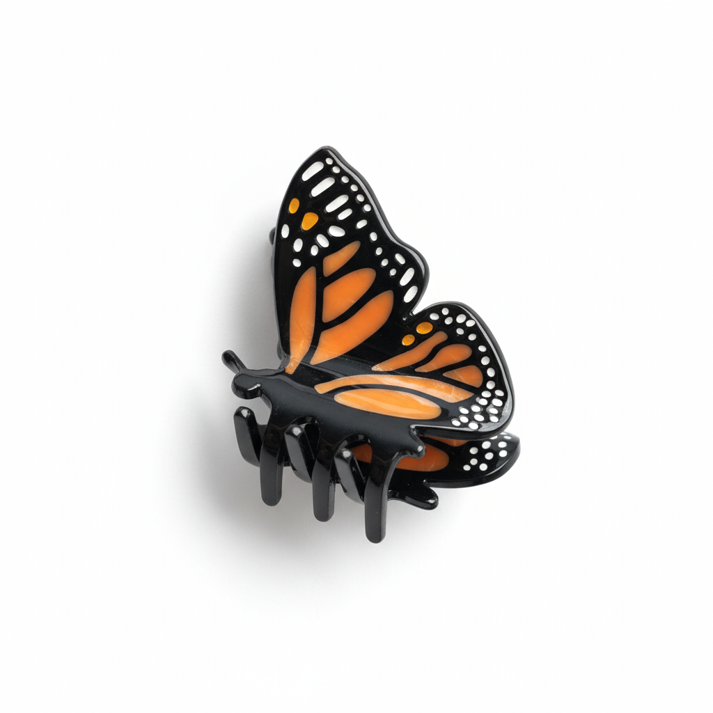 Renesme Hair Clips Aloha (mariposa monarca)