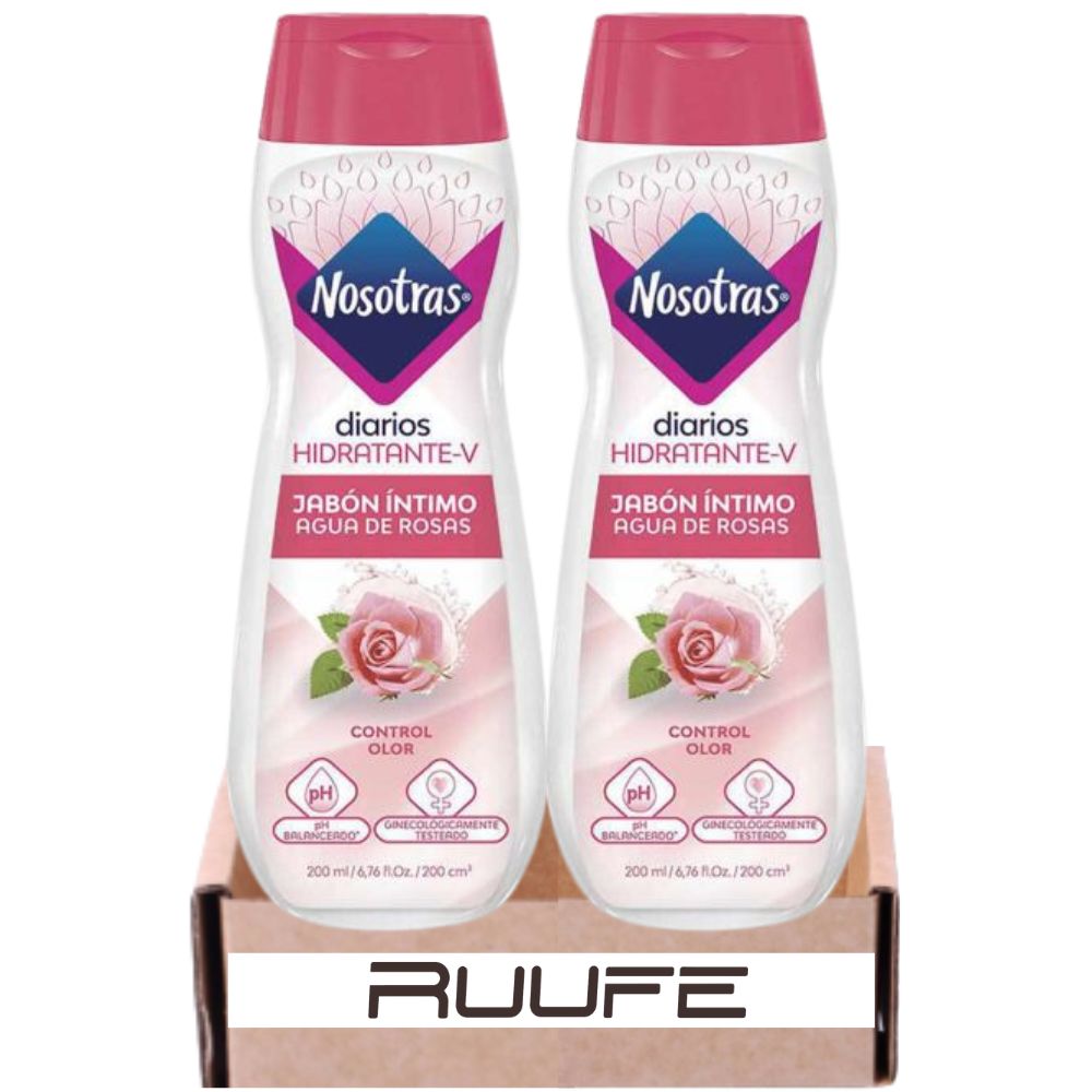 NOSOTRAS Jabon intimo para mujeres 200 ml (2 Pack)