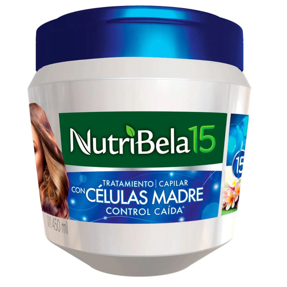 Nutribela 15 Treatment with stem cell technology hair loss control 450 gr
