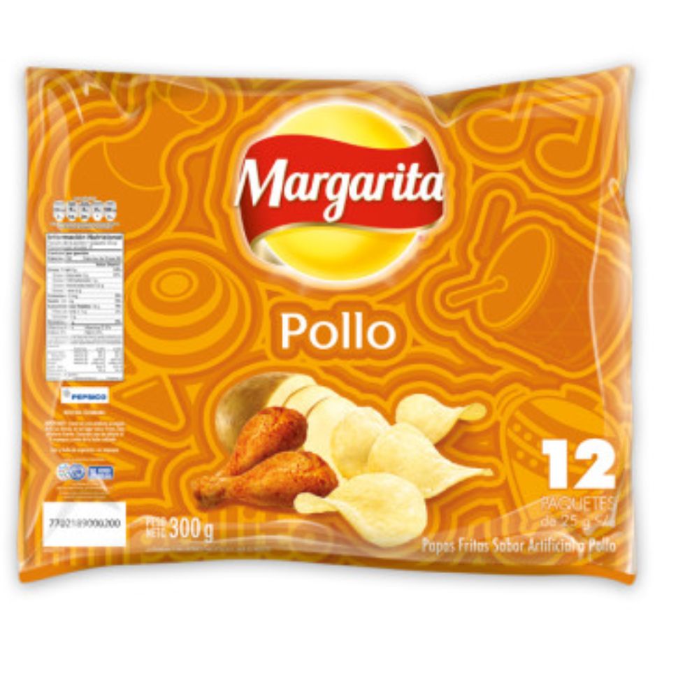 PAPA MARGARITA DE POLLO X 12U X 300GR