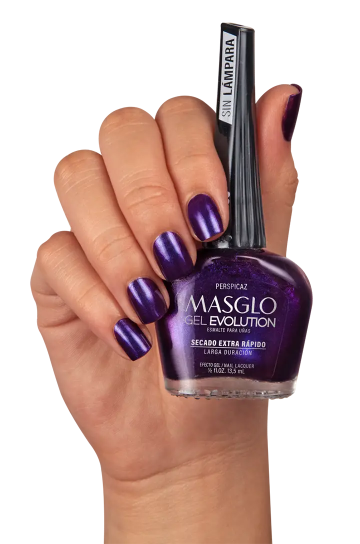 PERSPICAZ - ESMALTE GEL EVOLUTION EFECTO GEL MASGLO 13,5 ML PERLADO - GAMA VIOLETA