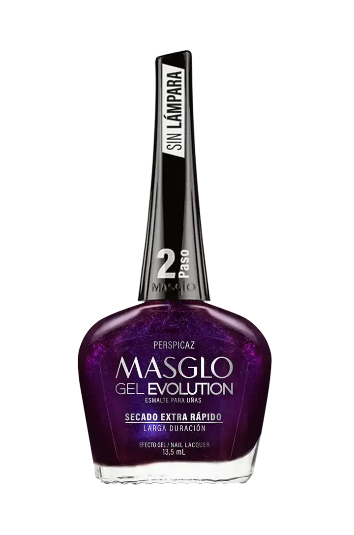 PERSPICAZ - ESMALTE GEL EVOLUTION EFECTO GEL MASGLO 13,5 ML PERLADO - GAMA VIOLETA