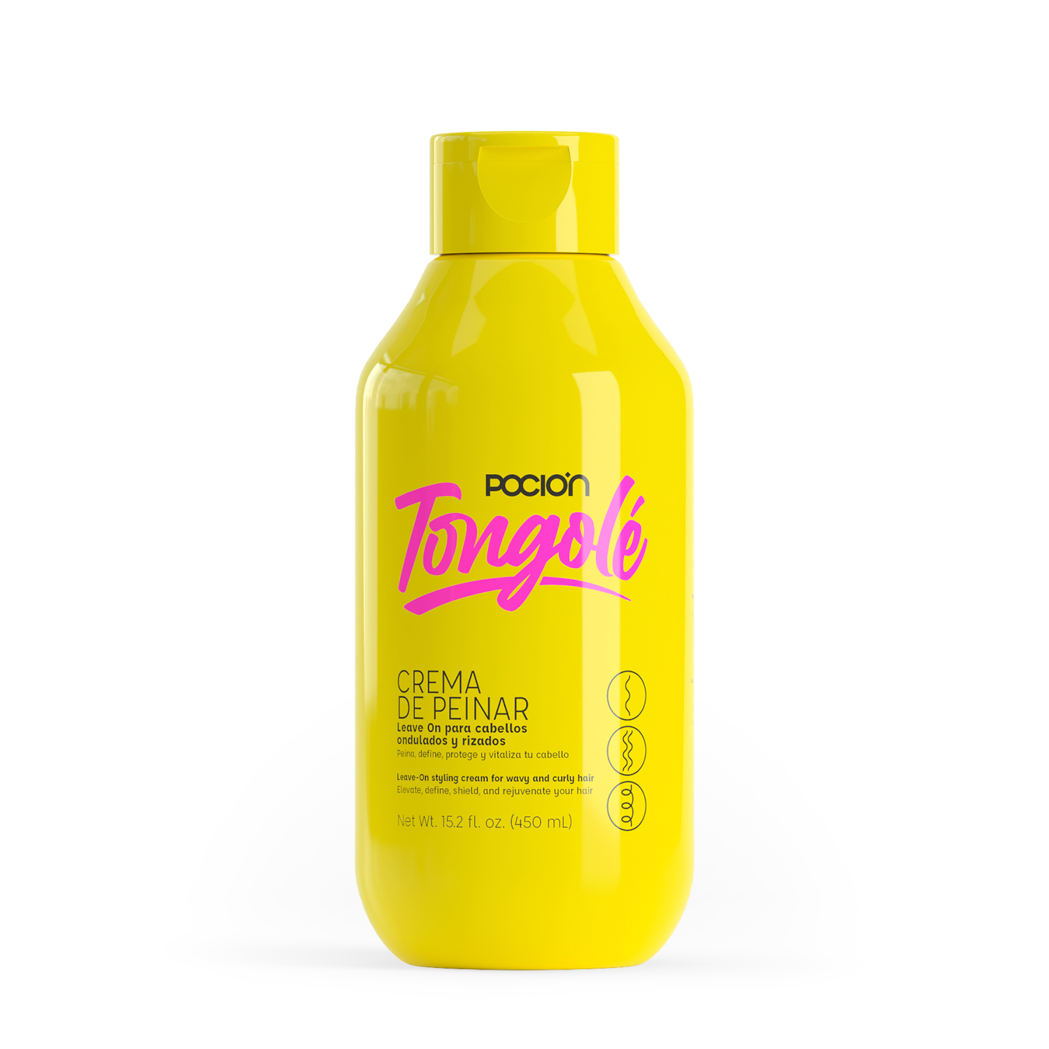 La pocion Kit para Rizos Tongole Shampoo, Crema para peinar, tratamiento y Mascarilla Tongole (4 Pack)