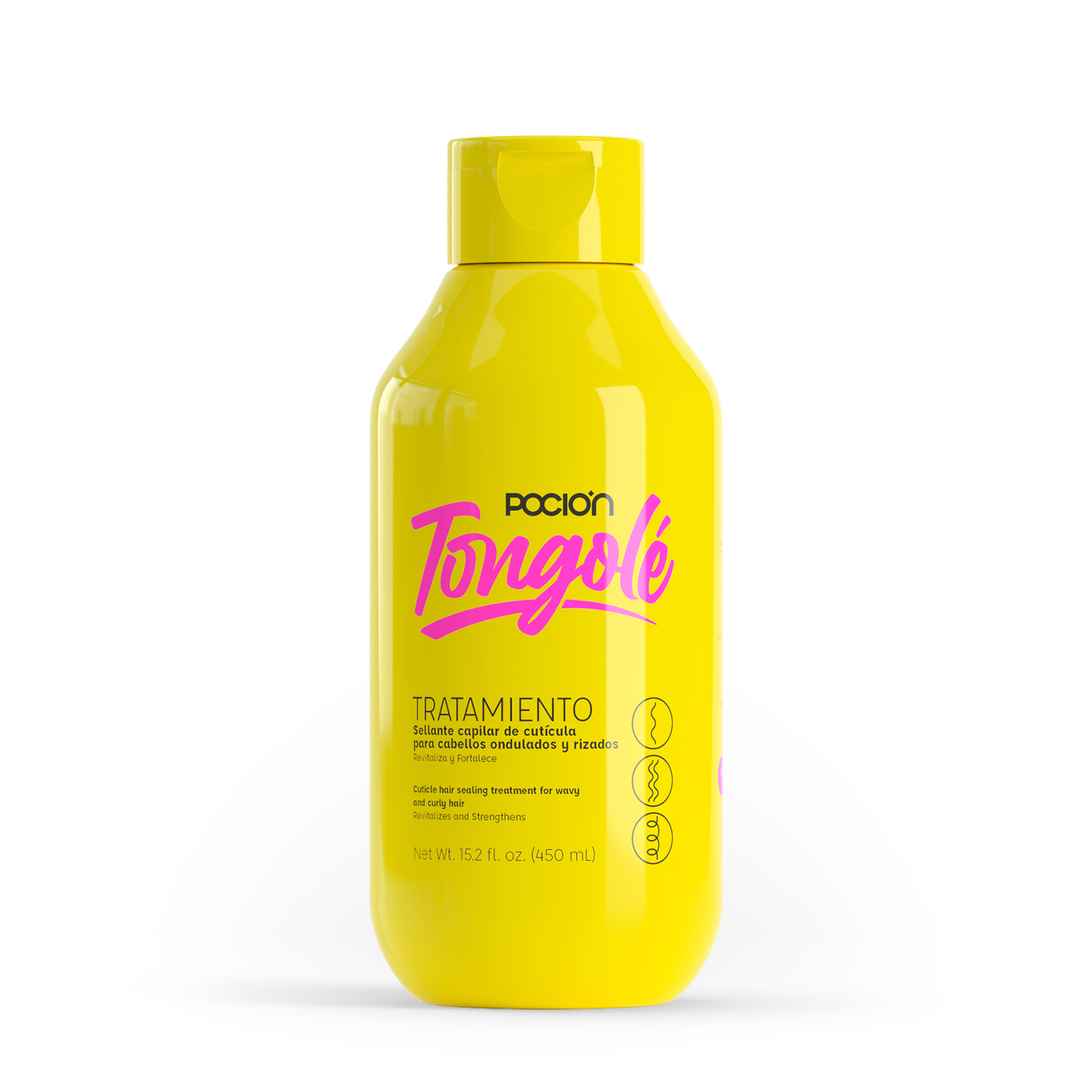 La pocion Kit para Rizos Tongole Shampoo, Crema para peinar, tratamiento y Mascarilla Tongole (4 Pack)