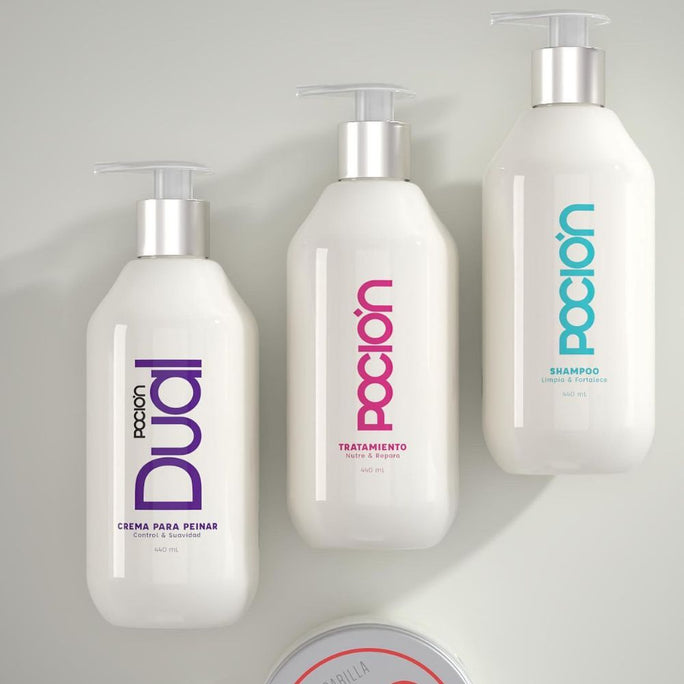 Shampoo Hair Repair Hair cream hair mask (4 Pack) Shampoo la pocion kit Colombia Salt-free shampoo, strengthens cleanses the hair without mistreating it shampoo Crema y mascarilla