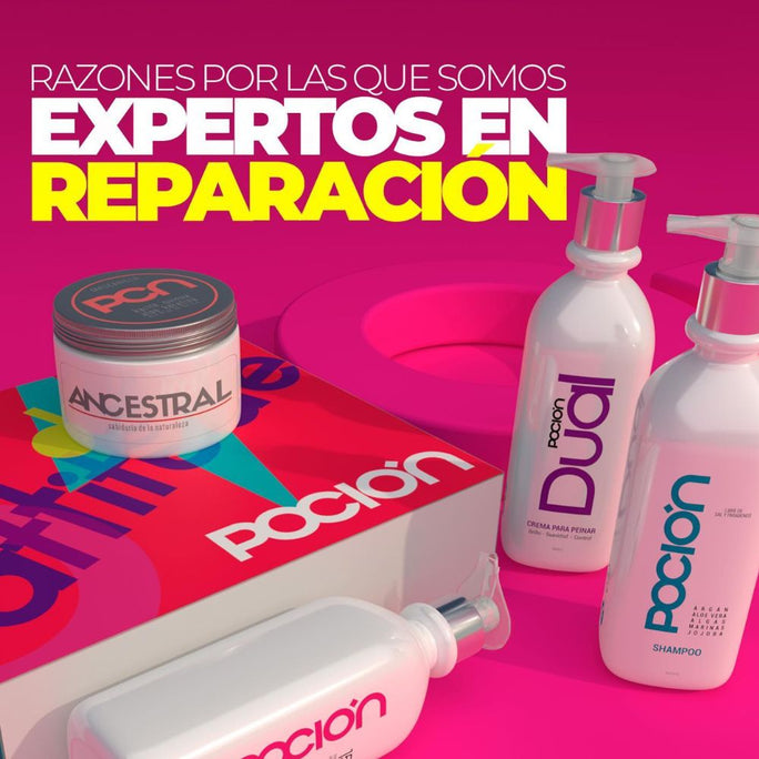 Shampoo and Hair Repair Cream (2 Pack) Shampoo la pocion Colombia Salt-free shampoo, strengthens and regenerates the hair fiber, la pocion tratamiento para el cabello shampoo Tratamiento y Crema la pocion shampoo colombiano