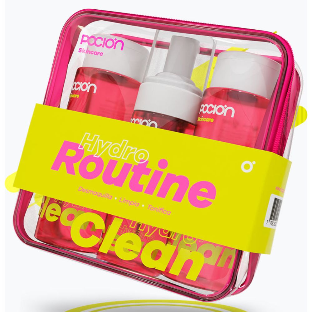 The skin care potion, The Colombian potion, The facial tonic, The facial foam potion and The micellar water potion (3 pack) 