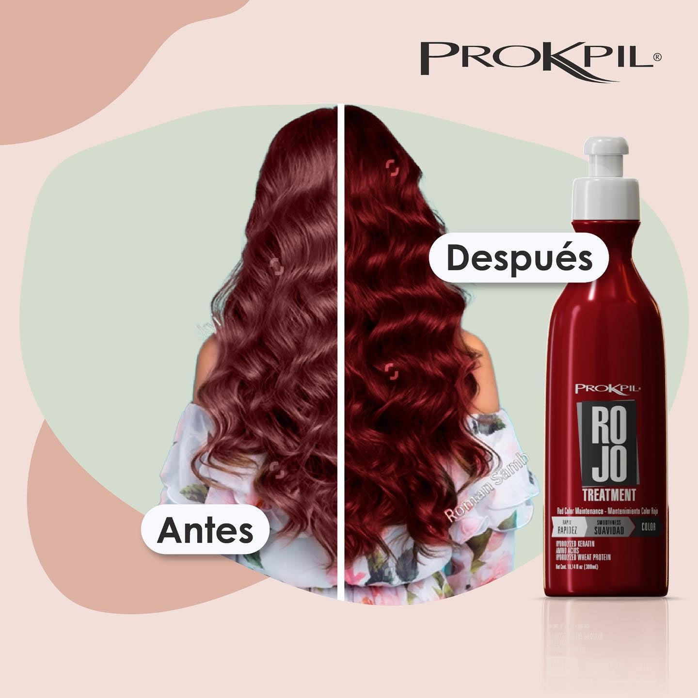 Prokpil Tratamiento Rojo y Prokpil Shampoo Color care 300mL (2 Pack) fulfilment