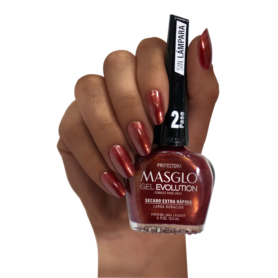 PROTECTORA - ESMALTE GEL EVOLUTION EFECTO GEL  MASGLO 13,5 ML - GAMA ROJO