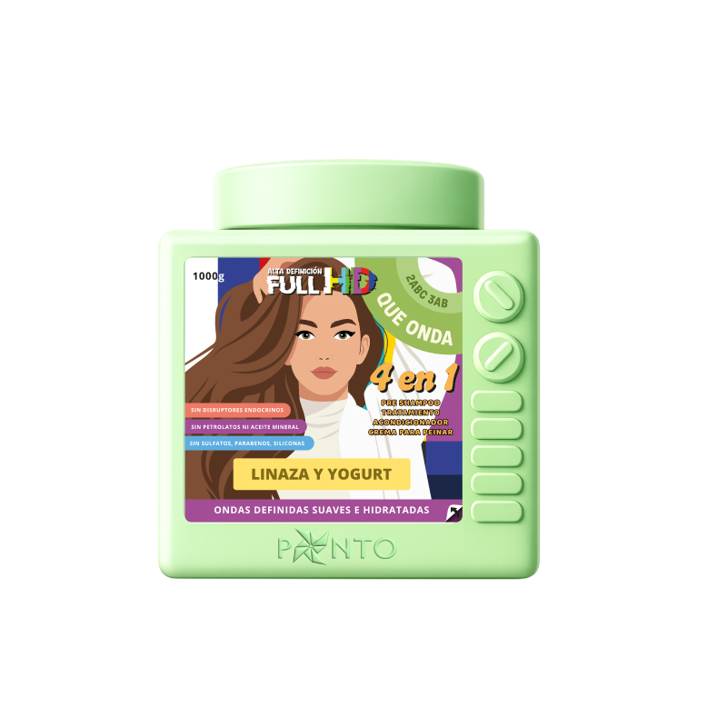 Ponto Hair Full HD Que Onda 4 en 1 - 1000gr