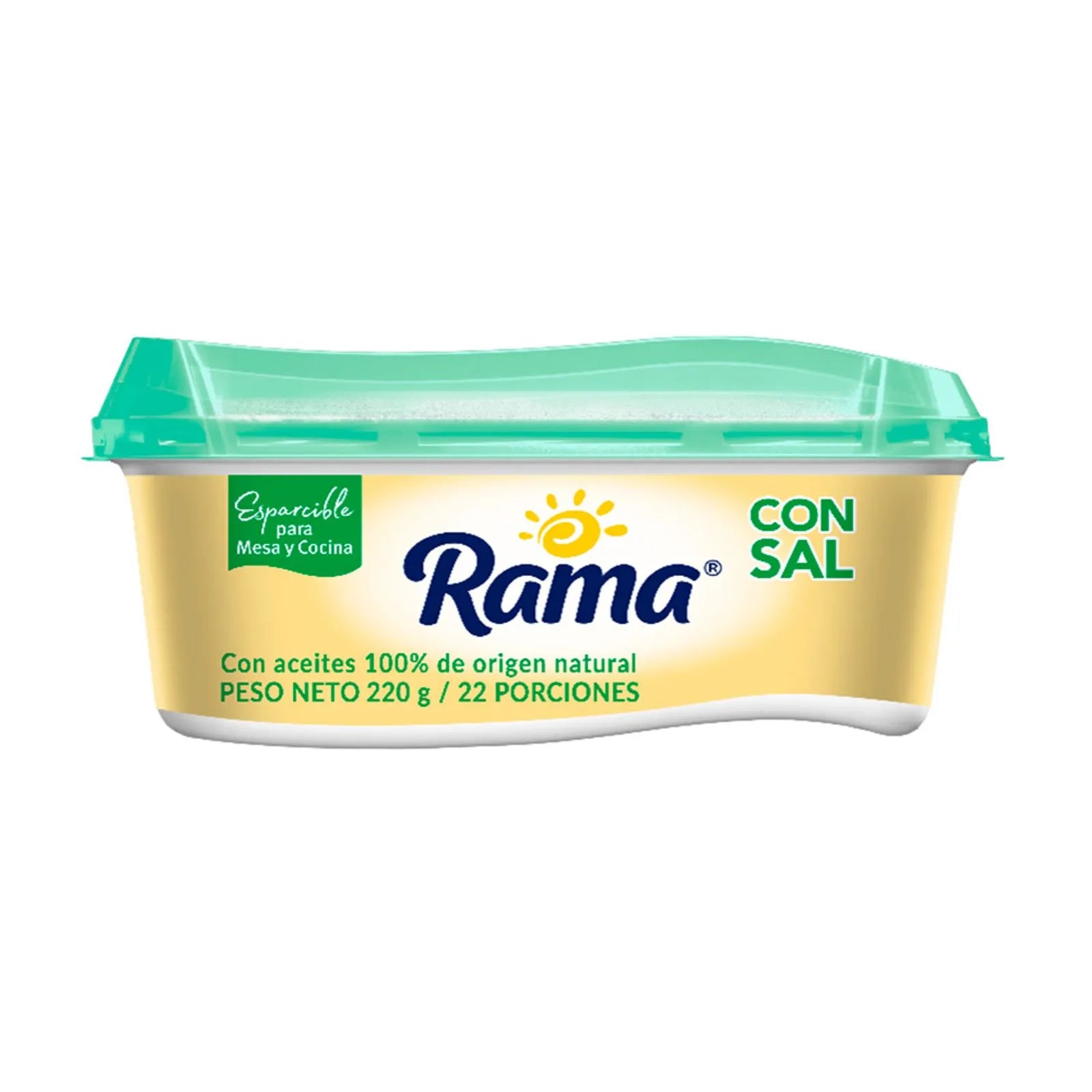 Spreadable butter branch with salt 