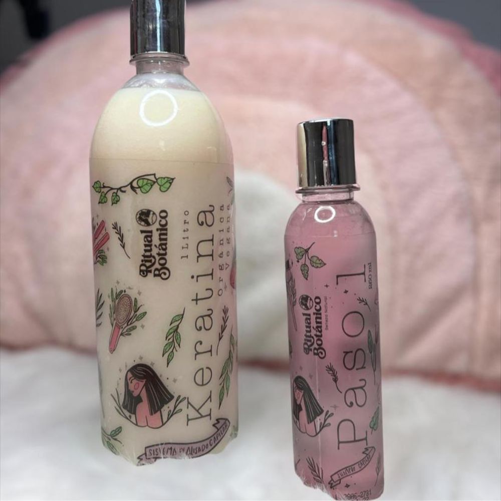 Ritual Botanico Keratina  + Brocha + Peinilla para plancha (3 Pack)