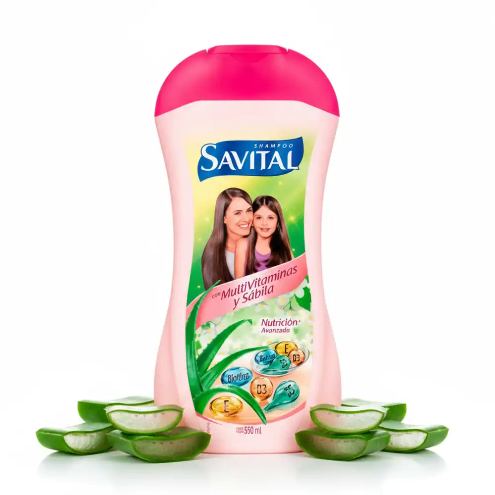 Savital shampoo con multivitaminas 510mL