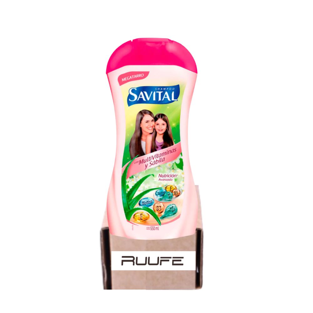 Savital shampoo con multivitaminas 510mL